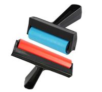 POPETPOP Outils de Rouleaux en Caoutchouc 10 CM 15 CM pour Peinture et Enduit, Accessoires de Bricolage pour Adolescents et Loisirs Artistiques
