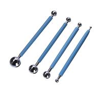 POPETPOP Outils de Sculpture Embouts Doubles en Acier Inoxydable Ensemble de 9 pour Modeler et Gaufrer pour Poterie et Argile à Domicile