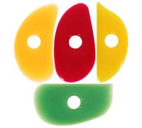 POPETPOP Outils de Sculpture en Silicone 4 Pièces pour Poterie, Finition Lisse et Suppression des Traces, Accessoires pour Projets Artistiques et Sculpture