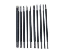 POPETPOP Outils de Sculpture sur Pierre 10 Pièces Acier Tungstène pour Gravure et Découpe Précise Coffret Résistant pour Artistes et Atelier de Gravure Manuelle