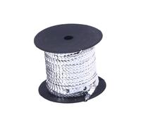 POPETPOP Paillette Applique Ruban à Sequins Plat Argenté Élastique Yards pour Couture DIY Décoration Vêtements Mariage