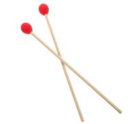 POPETPOP Paire de Maillets pour Marimba en Bois D'érable Manche Confortable et Tête en Laine pour Percussion à Domicile Performance