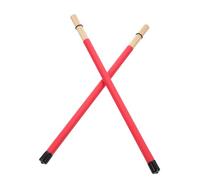 POPETPOP Paire de Percussion en Rouge, Maillet de Percussion Professionnel Résistant à L'usure pour Instruments de Musique, Son Soutenu, Accessoire pour Batteurs