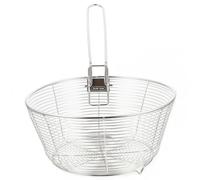 POPETPOP Panier à Frire Passoire à Pommes de Terre Réutilisable et Polyvalente avec Poignée en Acier Inoxydable 304 Cuisine, pour Frites et Poulet Frit