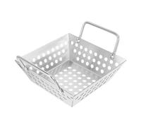 POPETPOP Panier Barbecue INOX Multifonction avec Drainage pour Légumes Viandes et Fruits Résistant et Facile à Nettoyer Accessoire Cuisine Extérieur et Friteuse