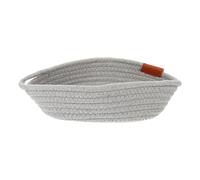 POPETPOP Panier de Rangement Corde de Coton Gris Petit Modèle Panier Multifonction pour Jouets Snacks et Décoration Empilable et Léger pour Optimisation Espace Maison