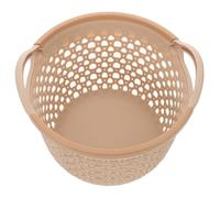 POPETPOP Panier Tressé à Domicile Petit Format Panier De Rangement Tissé En Polypropylène Étanche Organisateur Multifonction Pour Articles Divers Bureau Et Table Rustique