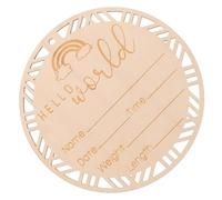 POPETPOP Panneau Annonce De Naissance Panneau De Nom De Personnalisé Décoration Chambre Objet Souvenir Naissance