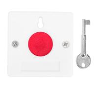 POPETPOP Panneau D’Alarme sans Fil 5 Pièces Bouton D’Appel D’Urgence Blanc Interrupteur Tactile 86 MM Système D’Alarme pour Personnes Âgées et Handicapées Alarme de Sécurité pour