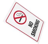 POPETPOP Panneau Interdit de Fumer en Aluminium 20x30 Cm Non Adhésif pour Commerce et Maison Panneau D’interdiction de Fumer Intérieur et Extérieur Conforme aux Normes Sécurité