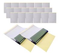 POPETPOP Papier Transfert Tatouage 20 Feuilles A4 Thermotransfert Qualité Professionnelle Accessoire Tatoueur Création Motifs Corporels Sécurité Peau Environnement