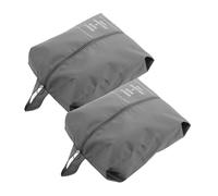 POPETPOP Paquet à Chaussures De Sport Pliable Et Imperméable en Tissu Oxford Gris, Lot De 2, Grand Volume avec Poignée, Paquet De Transport Portable Unisexe pour Voyage Et Sport