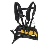 POPETPOP Paquet à Dos de Transport pour Petits Chiens Noir et Jaune S, Tissu Oxford Respirant Double Bretelles Anti-pincement de Poils, Porte-Chien Ventral Sécurisé pour Vélo, Randonnée