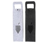 POPETPOP Paquet à Vin Décoratifs en Feutre 2pcs Poignée et Boucle, Absorbant L'humidité, Faciles à Transporter, pour Mariages et Anniversaires