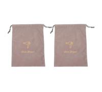 POPETPOP Paquet de Rangement Minimaliste pour Sèche-cheveux 2pcs en Tissu Protection L'humidité Adapté Voyage L'espace de Vie