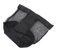 POPETPOP Paquet Filet pour Ballons de Basket en Toile Noire, Grand Format | Port Épaule, Rangement Pratique, pour Gymnases et Jeux Sportifs