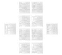 POPETPOP Pastilles Adhésives Transparentes Double Face Rondes en Acrylique 10mm, 10 Feuilles de 100 Pièces, Repositionnables et Faciles à Enlever pour Affiches et Décoration Murale