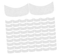 POPETPOP Patchs Anti-rides Cou Hydratants 100 Pcs Ultra-fins Blanc en Soie pour Femmes Soin Peau Raffermissant Visage Spa
