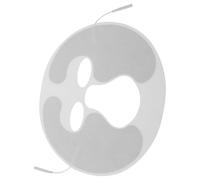 POPETPOP Patchs Électrodes pour Visage en Tissu Confortable Blanc 2.0mm Compatibles Multifonctions pour Acupuncture Faciale et Massage à Domicile