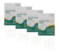 POPETPOP Patchs Nasaux Remodelants Transparents D'haltère, Bandes Contour Auto-adhésives Souples pour Minceur du Nez Large, Pack de 4, Confortables et Invisibles pour Usage Quotidien