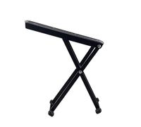POPETPOP Pédale de Repose-pied pour Guitare Métal Noir Pliable et Réglable Hauteur avec Tapis Antidérapant Support Stable pour Guitare Classique Électrique et Ukulélé Confort Ergonomique