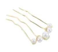 POPETPOP Peigne à Cheveux Métallique à Dents Pince Forme De u Pour Chignons Accessoires De Coiffure Pour Femmes Peigne Latéral Pour Coiffures Relevées