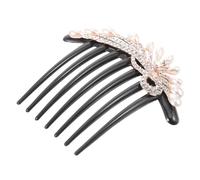 POPETPOP Peigne Latéral Strass et Perles pour Femme Accessoire de Coiffure Léger et Épingle Mariage Élégante Clip Cheveux pour Mariée et Soirée