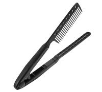 POPETPOP Peigne Lisseur Pliable pour Cheveux Raides Petit Format Plastique Usage Professionnel Coiffage Maison Portable Couleur Aléatoire