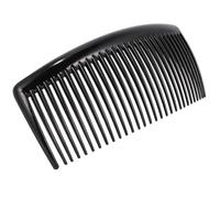 POPETPOP Peignes à Cheveux en Plastique Noir 24 Pièces 27 Dents Latéral Femmes Filles Coiffage Quotidien Portable