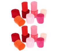 POPETPOP Pelotes de Laine Acrylique 18 Pièces Fil Prédécoupé Multicolore pour Tricot Crochet et Tapis DIY Assortiment 9 Couleurs Fil Doux et Polyvalent pour Loisirs Créatifs et