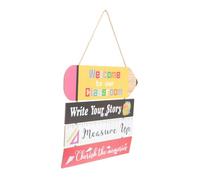 POPETPOP Pendentif De Porte pour Rentrée Scolaire Décoration Murale pour Maison Et Boutiques Ornement Suspendu Inspirant pour Chaleureuse