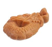 POPETPOP Pendentif Dragon en Bois Léger et Résistant, Décoration Suspendue Rétro Orange pour Paquet ou Voiture, Charme Créatif et Simple Adapté aux Femmes et Personnes Âgées