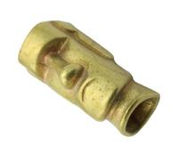 POPETPOP Pendentif Porte-clés en Laiton Sculpté Statue de L'île de Pâques Moai, Ornement Décoratif Vintage pour Bijoux et Accessoires Diy, Perle D’espacement pour Fabrication de Bracelets