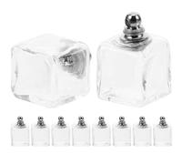 POPETPOP Pendentifs Boule de Verre Transparentes Accessoires Créatifs et Polyvalents Bouchon à Vis Lot de 10 Facile à Enfiler pour Créations de Bijoux et Bricolage