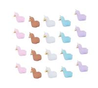 POPETPOP Pendentifs en Résine Alpaga 30 Pièces Couleurs Assorties Breloques Artisanat DIY pour Bijoux Accessoires Créatifs Colliers Bracelets Boucles D’Oreilles Décoration Bijoux Faits