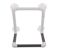 POPETPOP Perchoir pour Bain d'oiseaux Support en Plastique Large Ventouses Plateforme De Bain pour Perroquets Installation Facile Et Fenêtre Adapté Aux Oiseaux De Compagnie