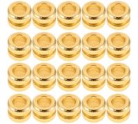POPETPOP Perles Métalliques pour Équilibre Confortable et Réponse Rapide des Cordes Lot de 20 Accessoires en Métal pour Cordes de Guitare Acoustique Folk