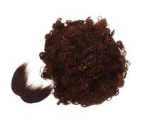 POPETPOP Perruque Et Barbe Afro Fausse Barbe Pour Homme Accessoires De Cosplay Décorative Pour Pirate Accessoire De Moustache De Pirate Pour Fête