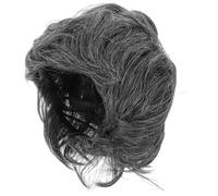 POPETPOP Perruque Femme Courte Grise Cosplay Dame Accessoire Costume Unique pour Fête Scène