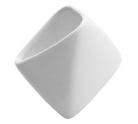 POPETPOP Petit Plat de Sauce en Céramique Blanc, Bol Léger et Facile à Nettoyer, pour Servir Condiments et Sauce Soja Chez Soi Réutilisable