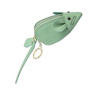 POPETPOP Petit Portefeuille Femme Cuir Souple Motif Souris Mignonne Porte-Monnaie Zippé Compact pour Monnaie Clés et Petits Objets Coloris Aléatoire Couleur Aléatoire