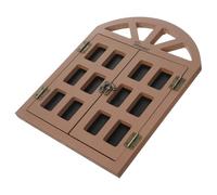 POPETPOP Petit Tableau Noir Mural en Bois Brun Petit Format Panneau Décoratif Réutilisable pour Fenêtre Tableau D’Affichage Suspendu pour Bar Restaurant et Maison Surface Effaçable à