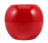 POPETPOP Petit Vase à Fleurs en céramique Rouge Vase sphérique décoratif pour Fleurs sur étagère et Tabletop au Style Moderne