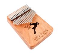 POPETPOP Piano à Pouce Bois Notes Instrument Musical Éducatif pour Débutants Mélodieux et Toucher Confortable et Design Bois Massif