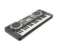 POPETPOP Piano Électronique pour Garçon Fille Touches Multifonction Musical Éducatif Portable pour Garçon Fille Clavier Doux et Sécurisé Alimentation par Piles AA Noir Couleur Aléatoire