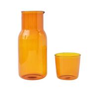 POPETPOP Pichet à Eau en Verre de Style Japonais 450ml Grande Capacité et Résistance à L'usure, Tasse à Boire Simple pour Boissons Froides à Domicile