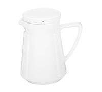 POPETPOP Pichet Céramique Multifonction avec Couvercle Cruche à Eau et Résistante pour Jus Délicats Maison Bureau