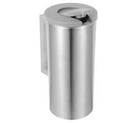 POPETPOP Pichet Inox 2L Poignée et Couvercle Sécurisé, Carafe pour Jus, Café et Boissons Froides, Acier Solide, Conçue pour Usage Extérieur, Bureau et Maison