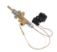 POPETPOP Pièce de Sécurité pour Chauffage de Patio, Kit 1 Pièce | Thermocouple à Tête Filetée, Écrou Terminal Compatible Valve Gaz 8mm, Plastique et Laiton, pour Techniciens
