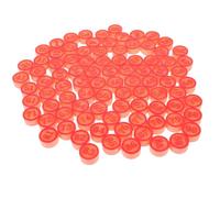 POPETPOP Pièces D'échecs Numérotées de Remplacement en Plastique Rouge | Jetons Portables, Surface Lisse sans Bavure, pour Comptage et Apprentissage des Maths, Usage Maison